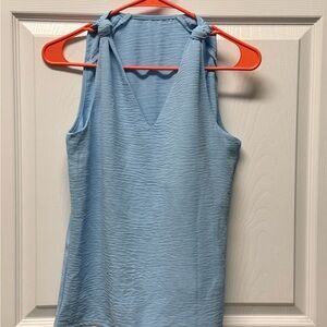 Light Blue Sleeveless Top